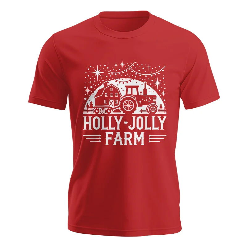 Holly Jolly Farm 2 - Unisex Jersey Short Sleeve Tee