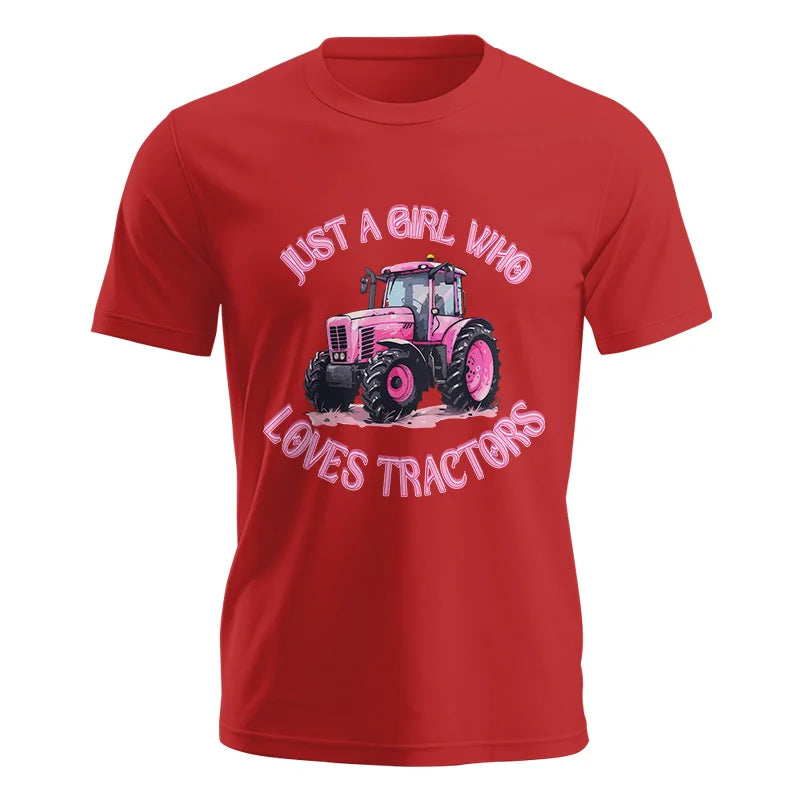 Image of Just A Girl Who Loves Tractors 1 - Unisex Jersey Short Sleeve Tee