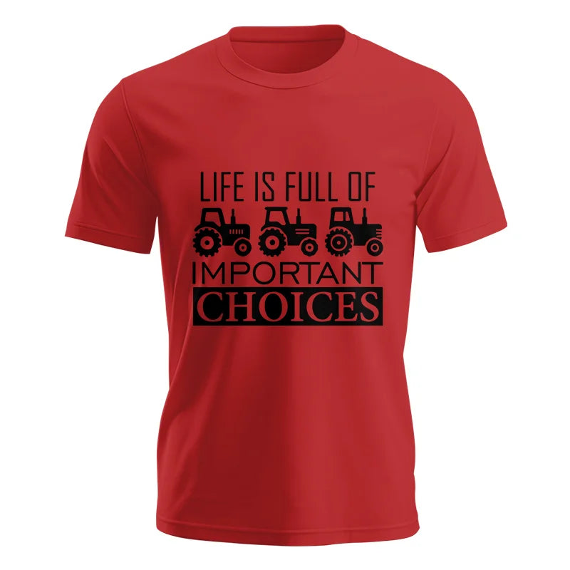 Image of Life Is Full Of Important Choices 35 - Unisex Jersey Short Sleeve Tee