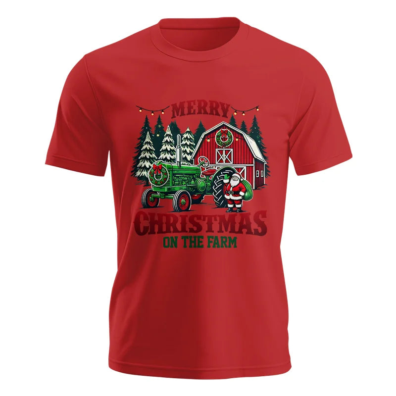 Merry Christmas On The Farm 3 - Unisex Jersey Short Sleeve Tee