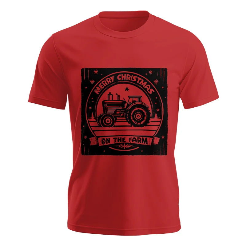 Image of Merry Chritmas On The Farm 5 - Unisex Jersey Short Sleeve Tee