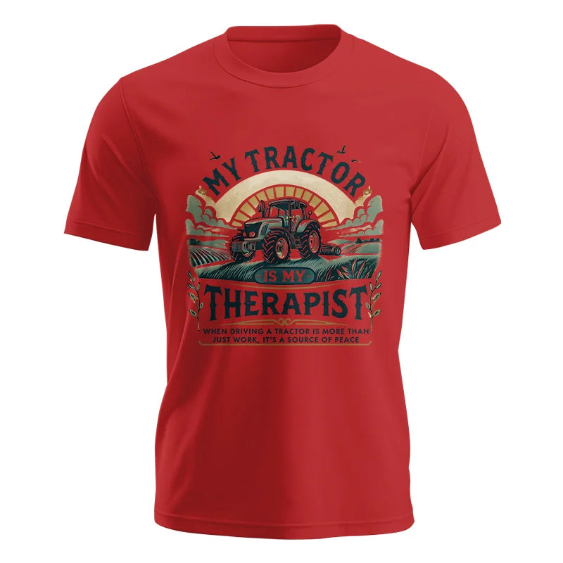 My Tractor Is My Therapist - Unisex Jersey Short Sleeve Tee