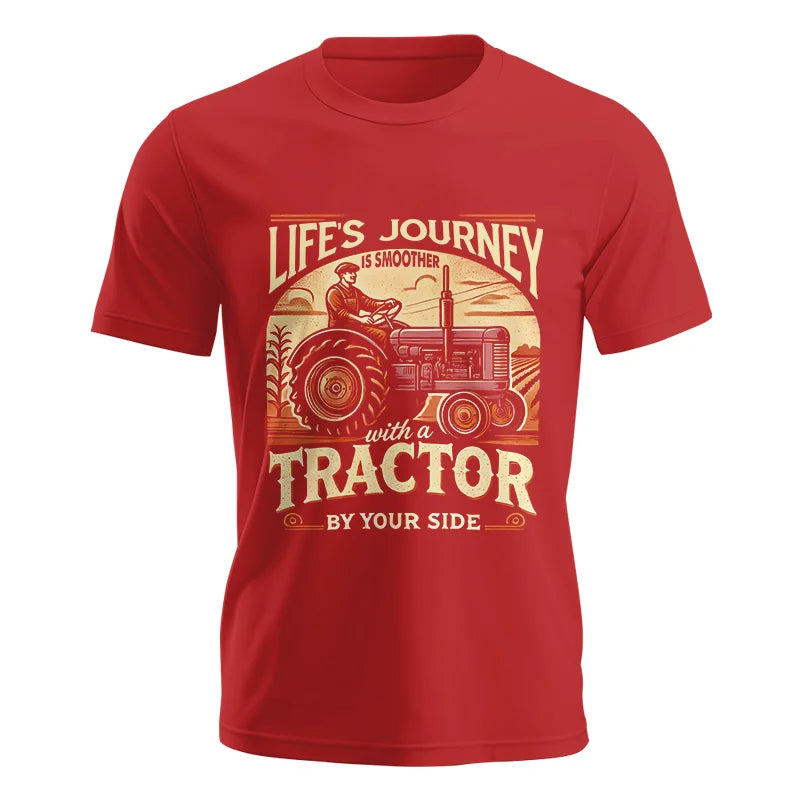 Smoother With A Tractor By Your Side - Unisex Jersey Short Sleeve Tee