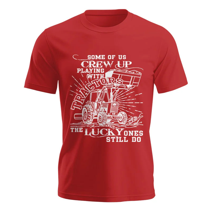 Image of Some Of Us Grew Up Playing With Tractors 1 - Unisex Jersey Short Sleeve Tee