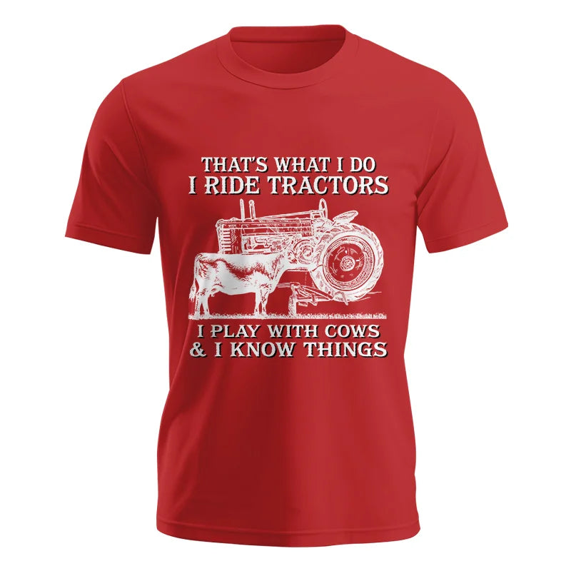 That's What I Do I Ride Tractors - Unisex Jersey Short Sleeve Tee