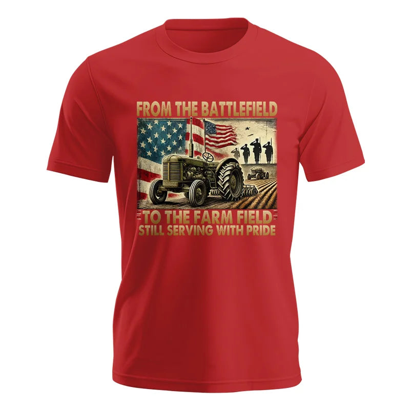 Image of Veteran Farmer From The Battlefield To The Farm Field 1 - Unisex Jersey Short Sleeve Tee