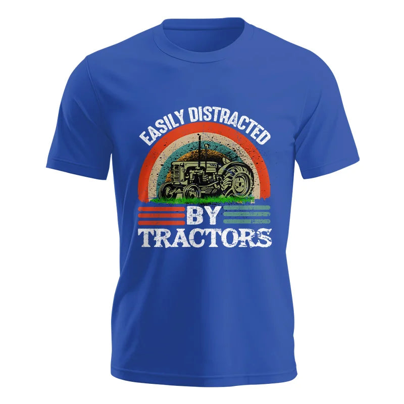 Easily Distracted By Tractors - Unisex Jersey Short Sleeve Tee