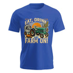 Eat Drink and Farm On - Unisex Jersey Short Sleeve Tee