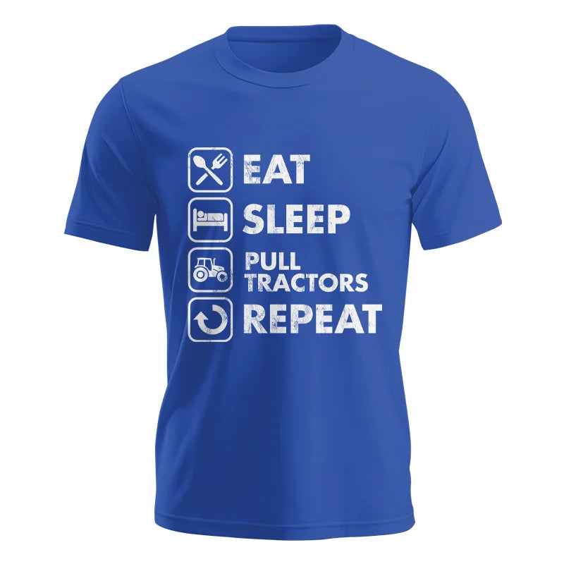 Eat Sleep Pull Tractors Repeat - Unisex Jersey Short Sleeve Tee