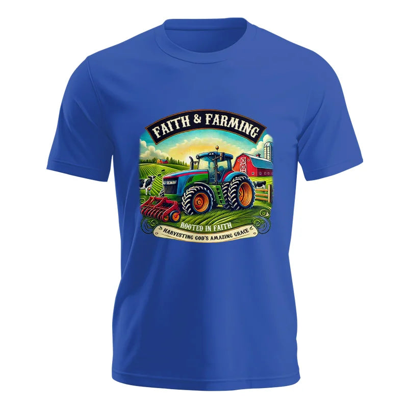 Image of Faith And Farming 2 - Unisex Jersey Short Sleeve Tee