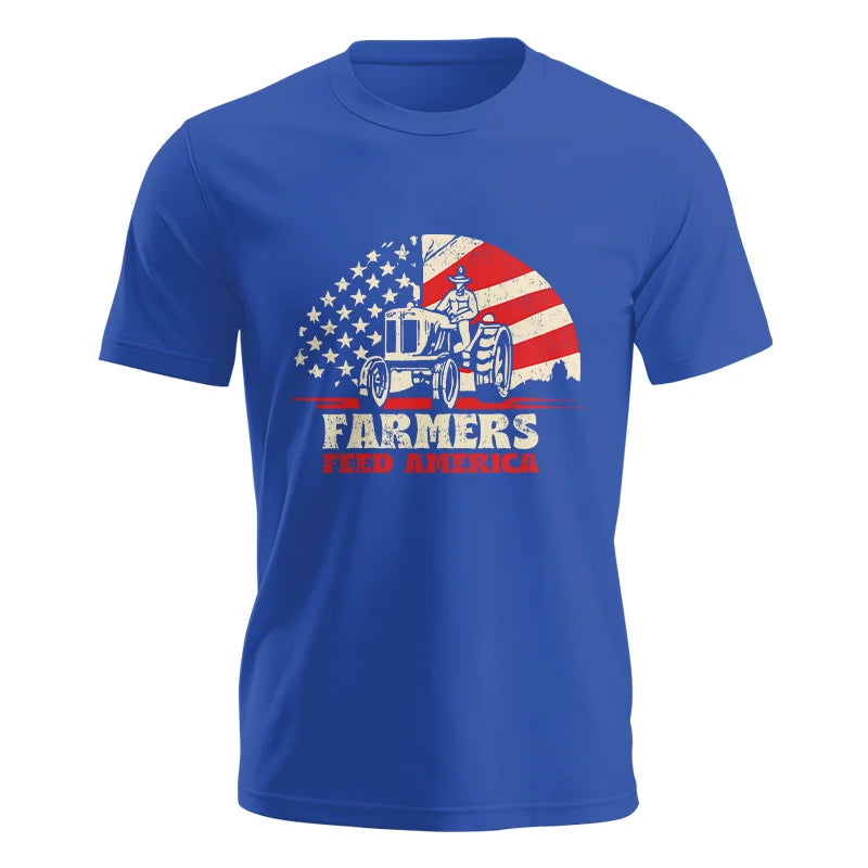 Farmers Feed America Support Farmers - Unisex Jersey Short Sleeve Tee