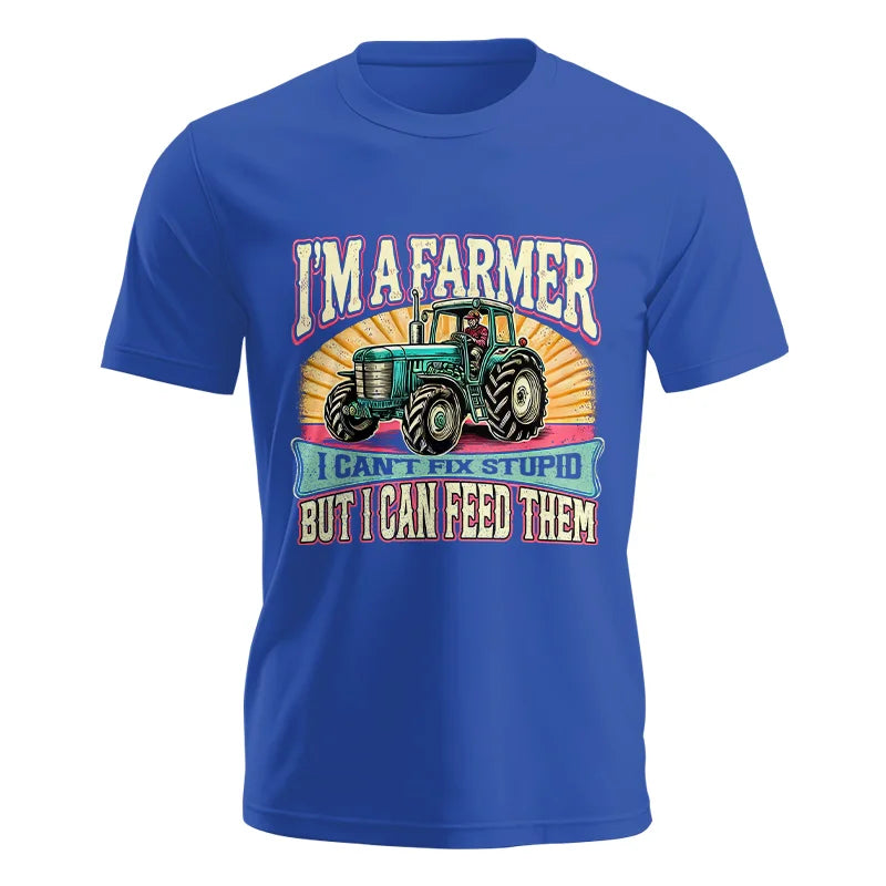 Image of I'm A Farmer_Fix Stupid_Feed Them - Unisex Jersey Short Sleeve Tee