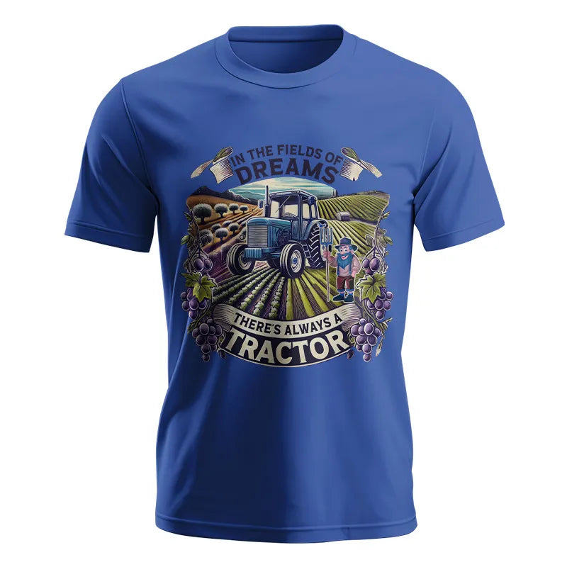 In The Fields Of Dreams There's Always A Tractor 1 - Unisex Jersey Short Sleeve Tee