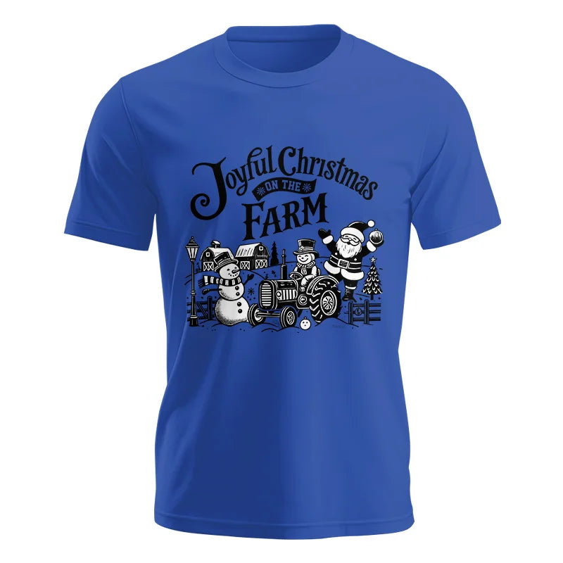 Joyful Christmas On The Farm 1 - Unisex Jersey Short Sleeve Tee