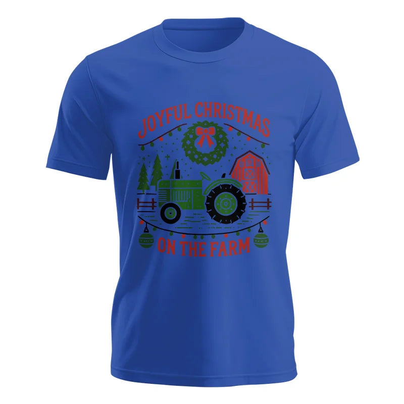 Image of Joyful Christmas On The Farm 3 - Unisex Jersey Short Sleeve Tee