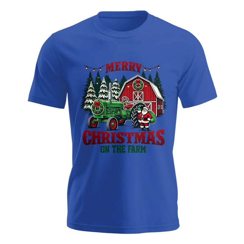 Image of Merry Christmas On The Farm 3 - Unisex Jersey Short Sleeve Tee