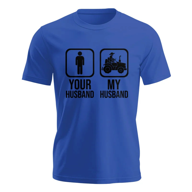 My Husband Is Cooler Than Yours Funny Farm Tractor 2 - Unisex Jersey Short Sleeve Tee