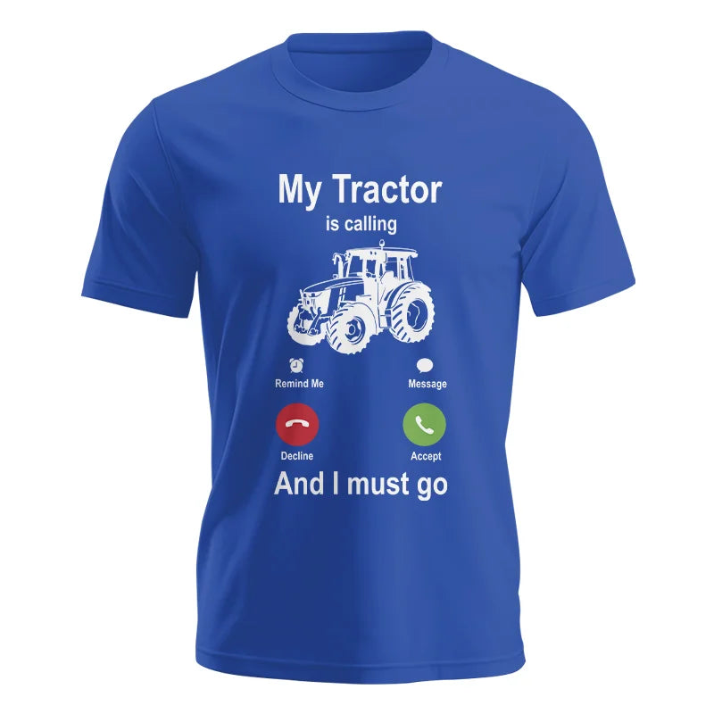 Image of My Tractor Is Calling - Unisex Jersey Short Sleeve Tee