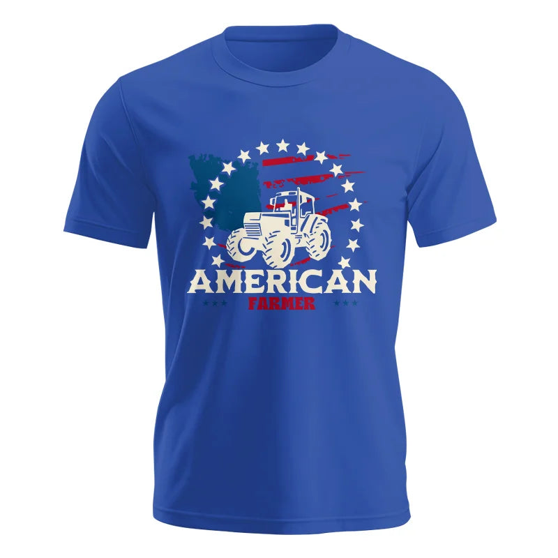 Proud To Be An American Farmer Citizen Veteran - Unisex Jersey Short Sleeve Tee