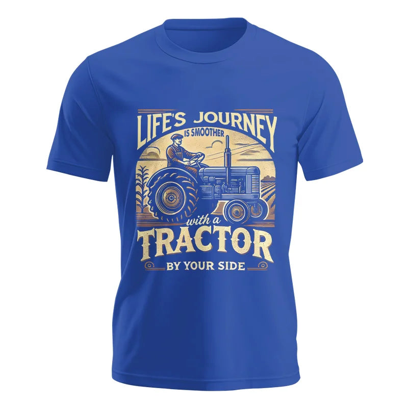 Image of Smoother With A Tractor By Your Side - Unisex Jersey Short Sleeve Tee