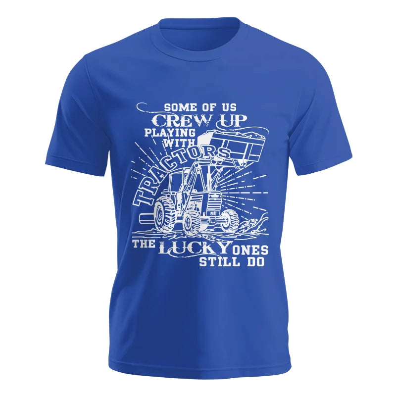 Some Of Us Grew Up Playing With Tractors 1 - Unisex Jersey Short Sleeve Tee