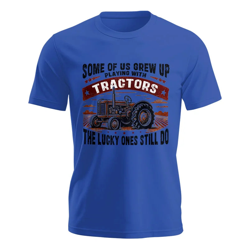 Some Of Us Grew Up Playing With Tractors 2 - Unisex Jersey Short Sleeve Tee