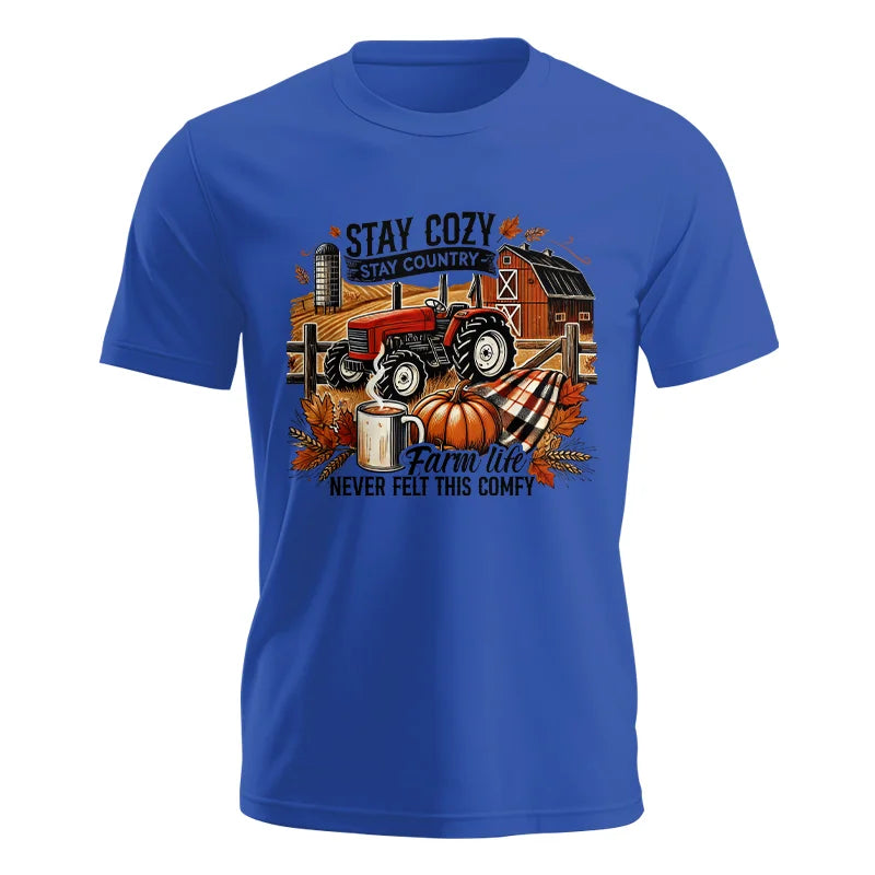 Stay Cozy_Stay Country_Farm Life Never Felt This Comfy - Unisex Jersey Short Sleeve Tee