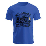 Tractor With A Chance Of Beer - Unisex Jersey Short Sleeve Tee