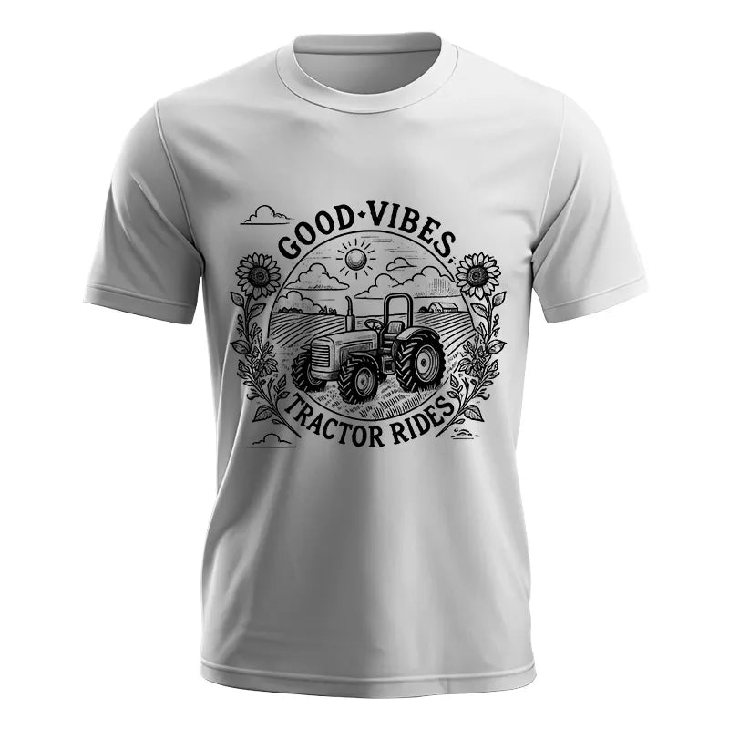 Image of Good Vibes Tractor Rides - Unisex Jersey Short Sleeve Tee