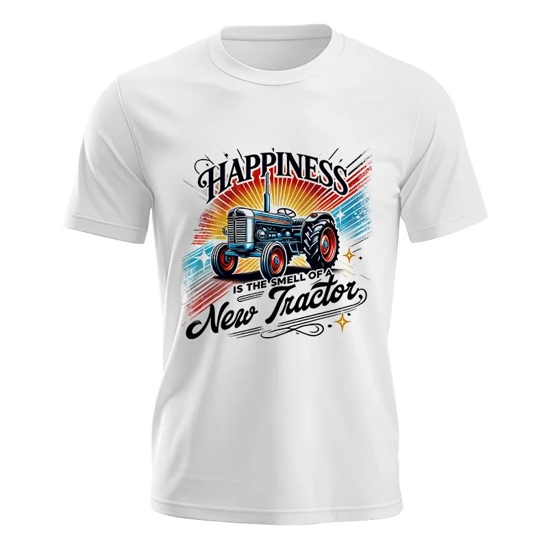 Image of Happiness Is The Smell Of A New Tractor - Unisex Jersey Short Sleeve Tee