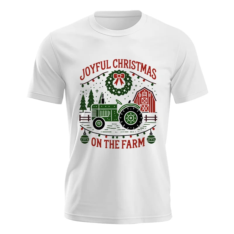 Image of Joyful Christmas On The Farm 3 - Unisex Jersey Short Sleeve Tee