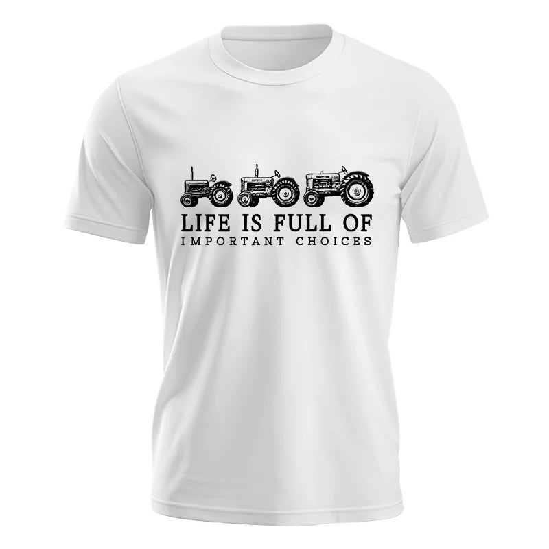 Image of Life Is Full Of Important Choices 13 - Unisex Jersey Short Sleeve Tee