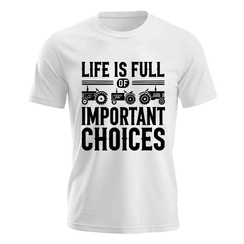 Image of Life Is Full Of Important Choices 26 - Unisex Jersey Short Sleeve Tee