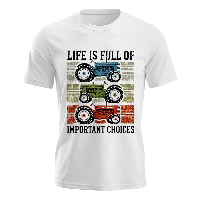 Image of Life Is Full Of Important Choices 3 - Unisex Jersey Short Sleeve Tee