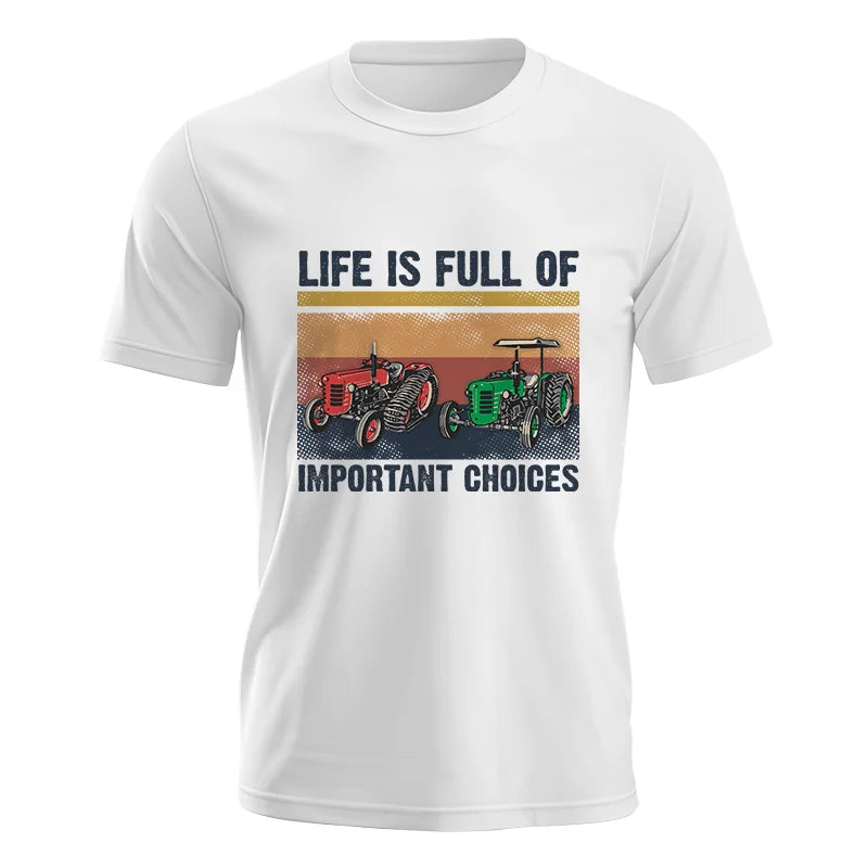 Image of Life Is Full Of Important Choices 37 - Unisex Jersey Short Sleeve Tee