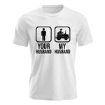 My Husband Is Cooler Than Yours Funny Farm Tractor 2 - Unisex Jersey Short Sleeve Tee