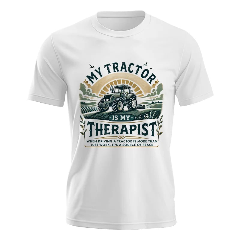 My Tractor Is My Therapist - Unisex Jersey Short Sleeve Tee