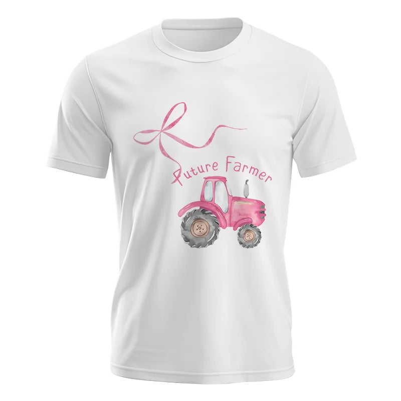 Pink Bow Cute Tractor - Unisex Jersey Short Sleeve Tee