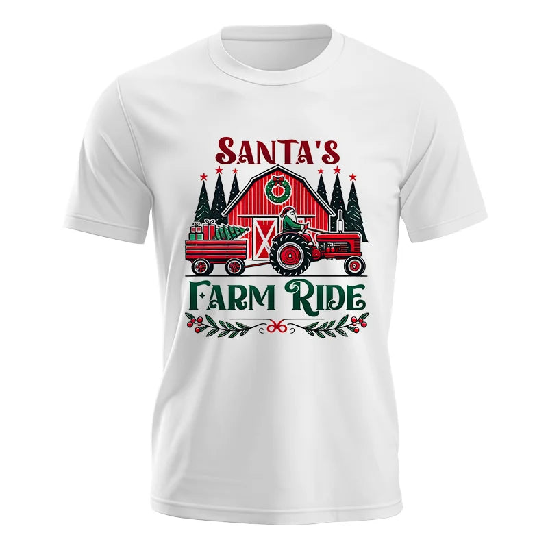 Image of Santa's Farm Ride 1 - Unisex Jersey Short Sleeve Tee