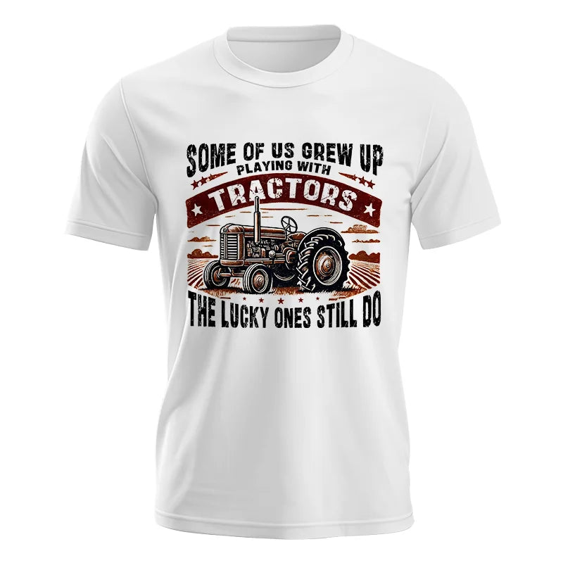 Image of Some Of Us Grew Up Playing With Tractors 2 - Unisex Jersey Short Sleeve Tee