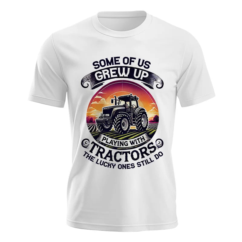 Some Of Us Grew Up Playing With Tractors 4 - Unisex Jersey Short Sleeve Tee