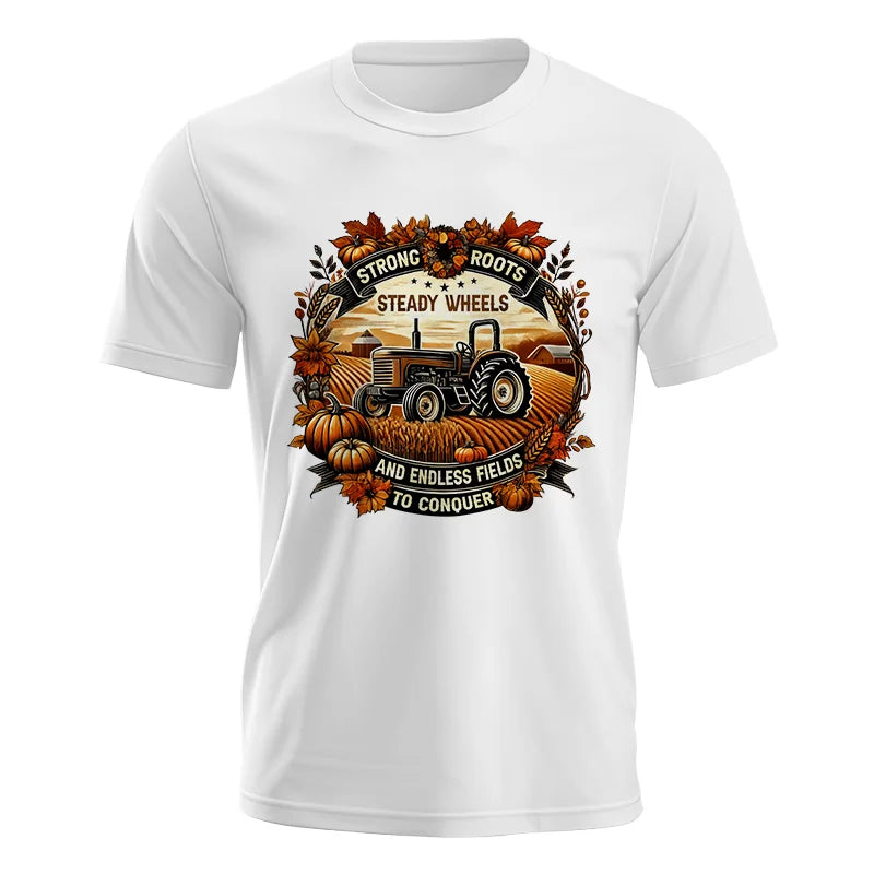 Thanksgiving Farmer Endless Fields To Conquer 1 - Unisex Jersey Short Sleeve Tee