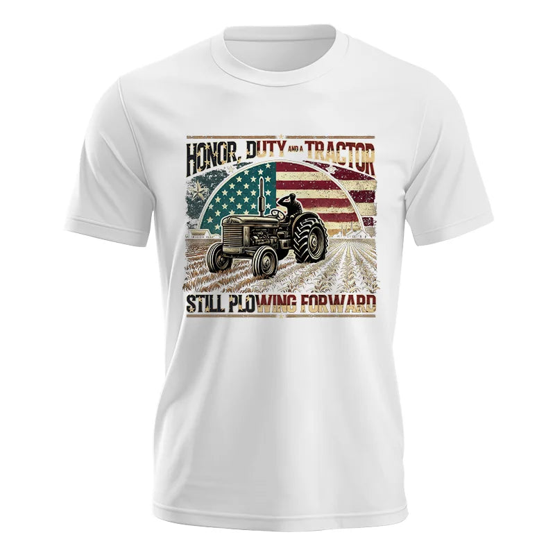 Veteran Farmer Honor Duty And A Tractor 1 - Unisex Jersey Short Sleeve Tee