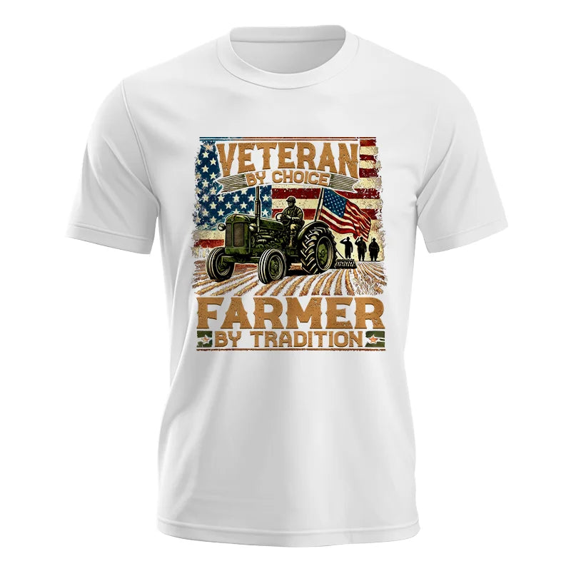 Veteran Farmer Veteran By Choice_Farmer By Tradition - Unisex Jersey Short Sleeve Tee