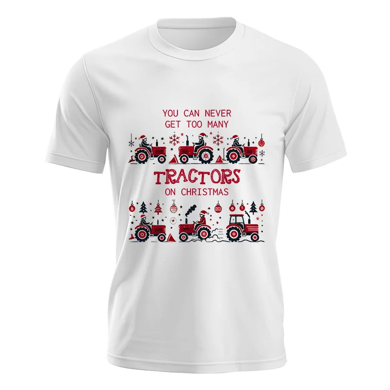 Image of You Can Never Get Too Many Tractors On Christmas 2 - Unisex Jersey Short Sleeve Tee