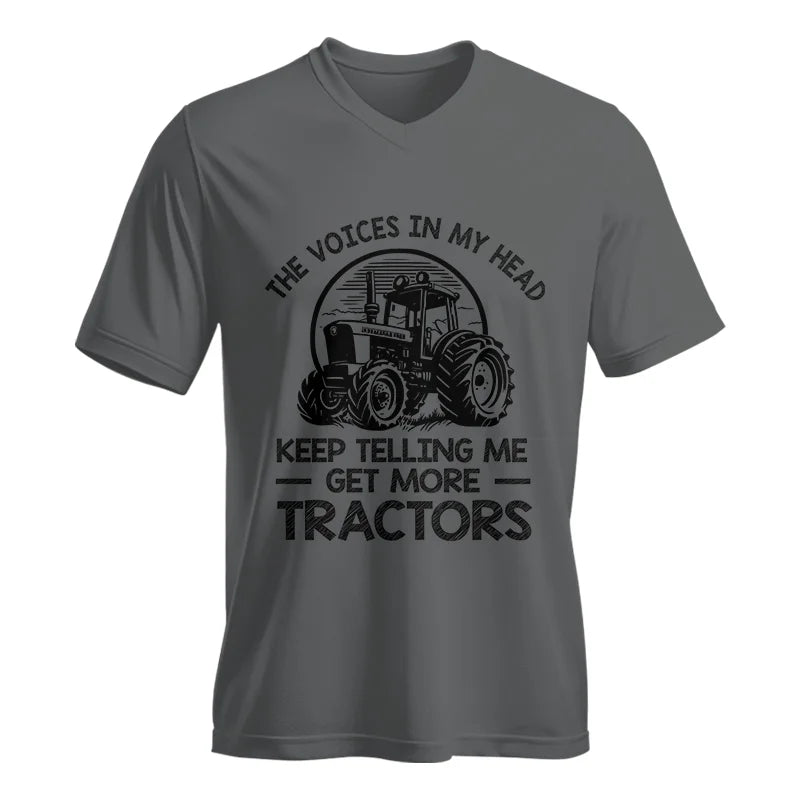 Get More Tractor 2 - Unisex Jersey Short Sleeve V-Neck Tee