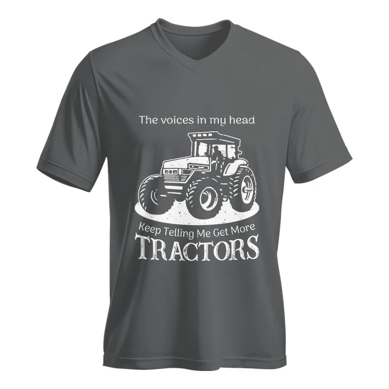 Get more tractors 17 - Unisex Jersey Short Sleeve V-Neck Tee