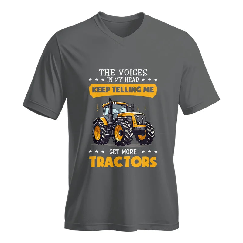 Get more tractors 20 - Unisex Jersey Short Sleeve V-Neck Tee