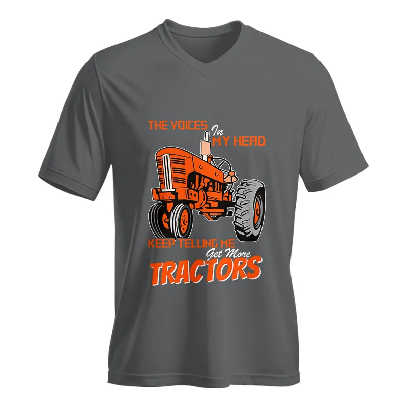 Get More Tractors 3 - Unisex Jersey Short Sleeve V-Neck Tee