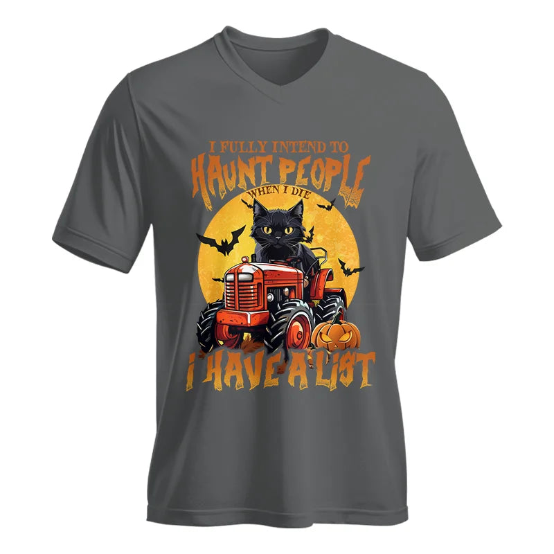 Image of Halloween Farm - Unisex Jersey Short Sleeve V-Neck Tee